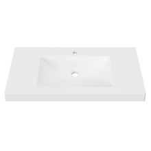 Grand Countertop with Single Integrated Basin